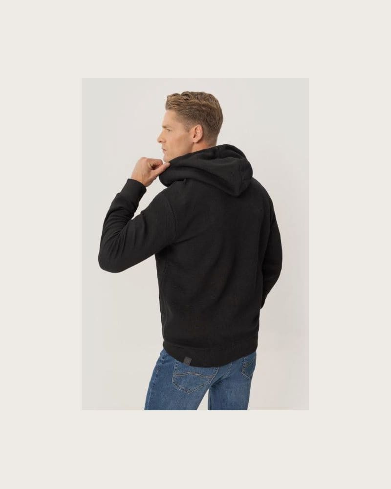 Pánska mikina so zipsom VOLCANO B-LERMO-700-BLACK – fotka 3