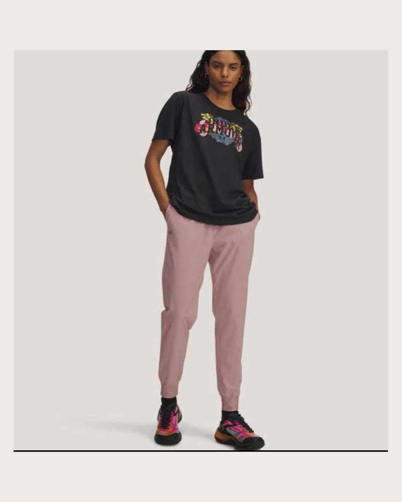 Dámske tepláky UNDER ARMOUR UA Rival Hi Rise Woven Pant – fotka 3