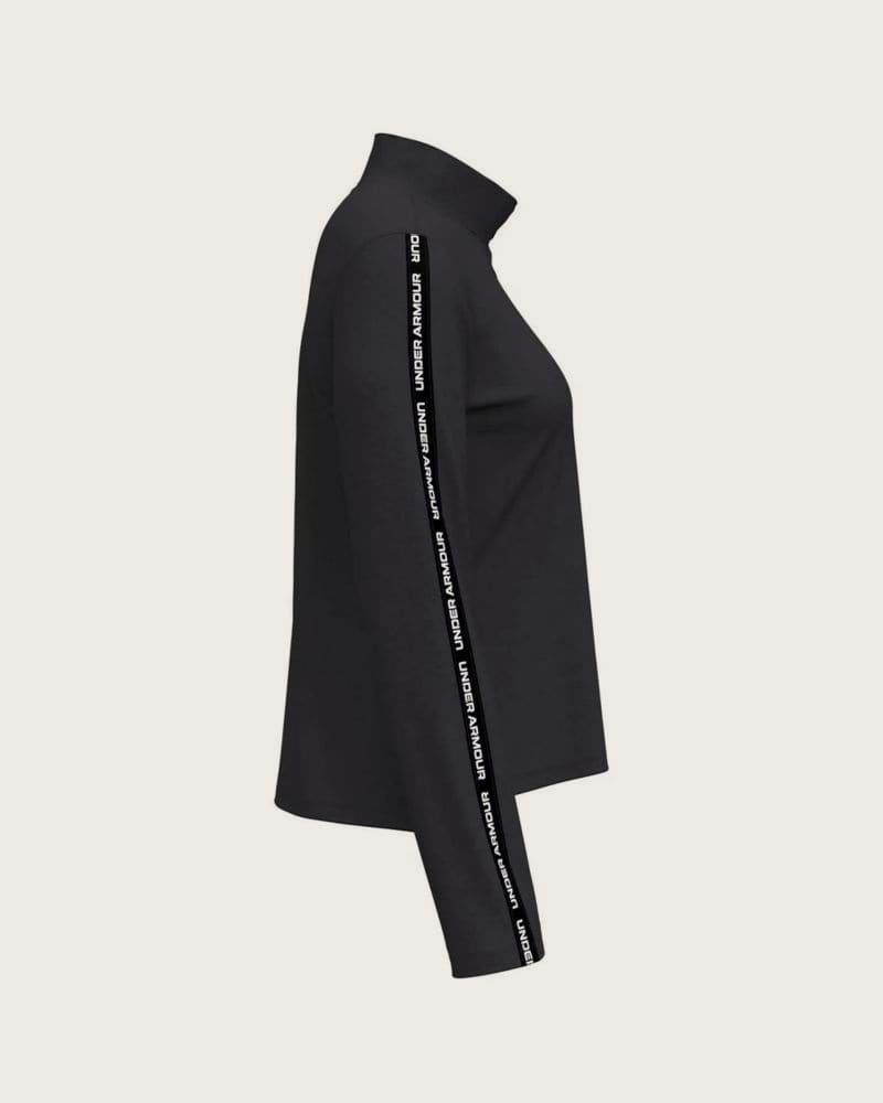 Dámska tréningová mikina s 1 2 zipsom UNDER ARMOUR UA Tech WM Tape Half Zip-BLK – fotka 3