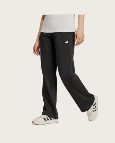 Dámske zateplené tepláky ADIDAS W SL FC PT BLACK WHITE