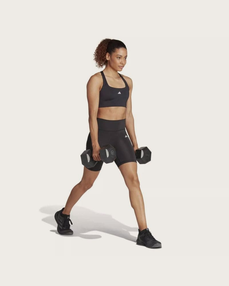 Dámske tréningové kraťasy ADIDAS OPT ST 7INCH L BLACK – fotka 3