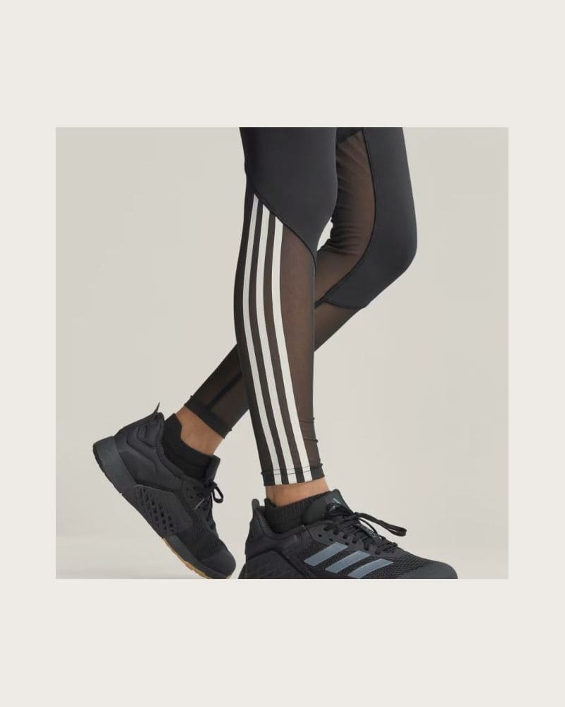 Dámske legíny ADIDAS HYGLM 1 1 L BLACK WHITE – fotka 8