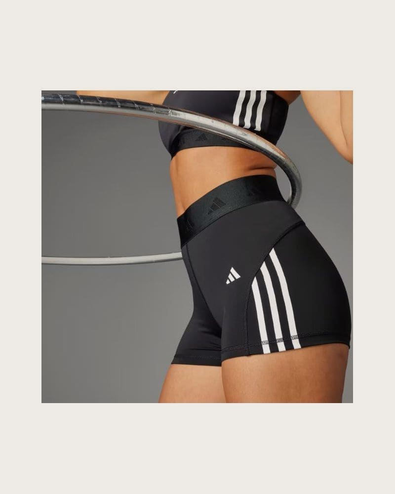 Dámske tréningové kraťasy ADIDAS HYGLM 3INCH BLACK WHITE – fotka 7