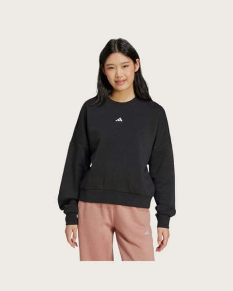 Dámska zateplená mikina ADIDAS W SL FC SWT BLACK WHITE