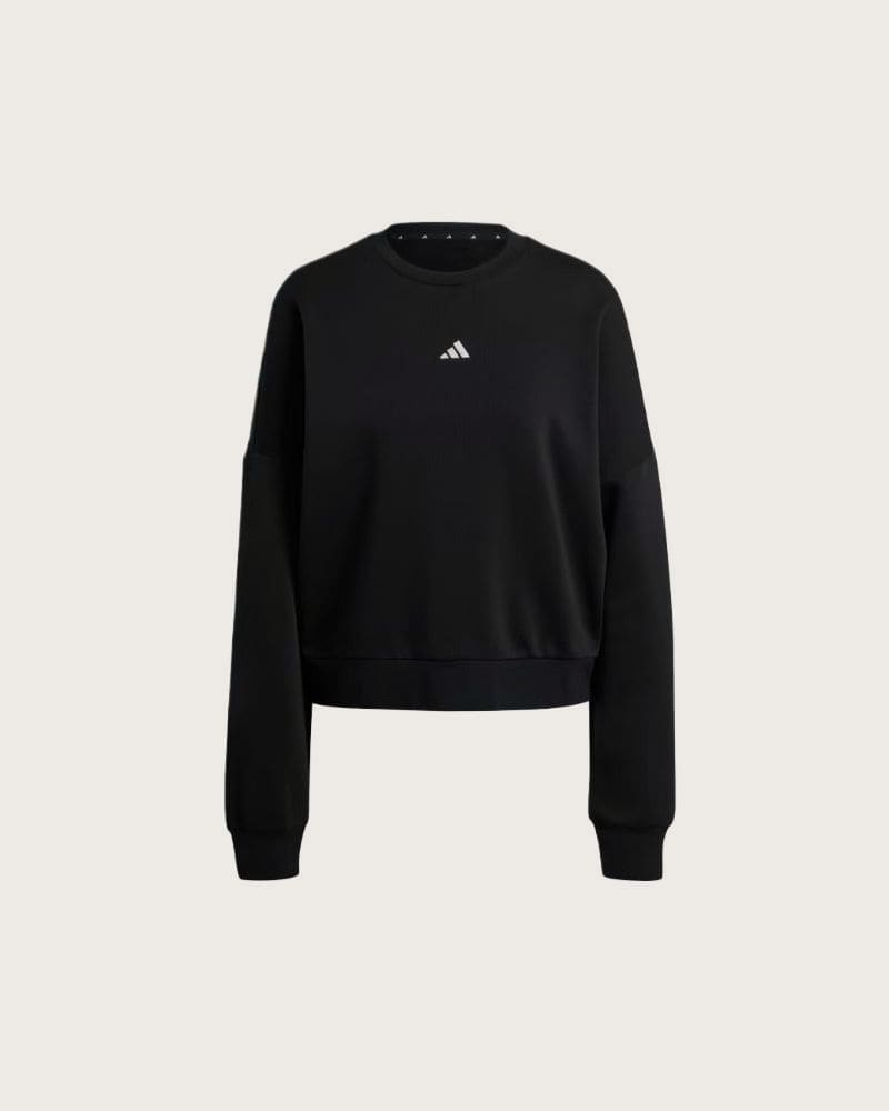 Dámska zateplená mikina ADIDAS W SL FC SWT BLACK WHITE – fotka 6