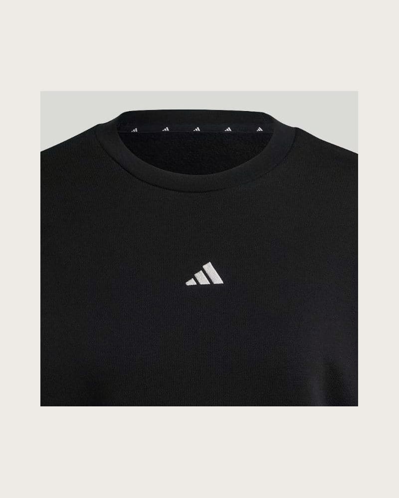 Dámska zateplená mikina ADIDAS W SL FC SWT BLACK WHITE – fotka 7