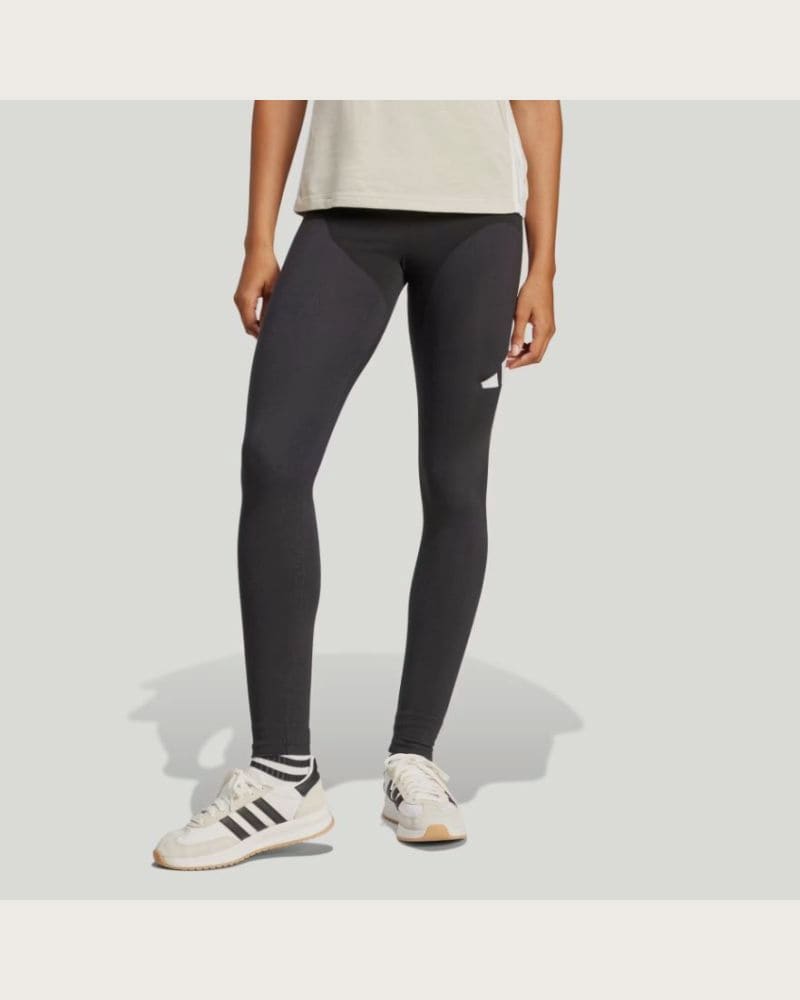 Dámske legíny ADIDAS W BL SJ LEG BLACK WHITE – fotka 2