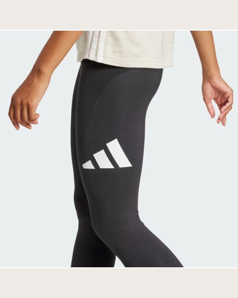 Dámske legíny ADIDAS W BL SJ LEG BLACK WHITE – fotka 4