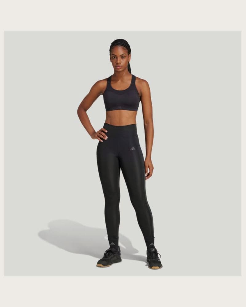 Dámske legíny ADIDAS OPT 3S 1 1 BLACK – fotka 4