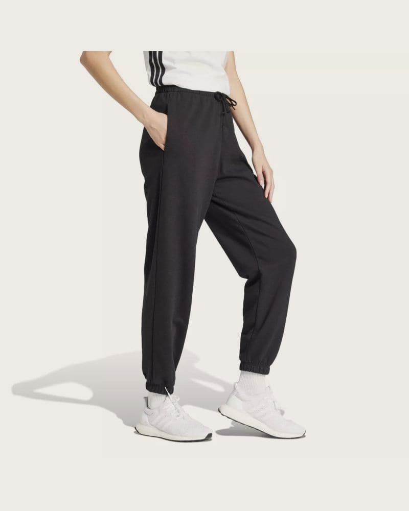 Dámske tepláky ADIDAS W SL FT CF PT BLACK WHITE – fotka 2