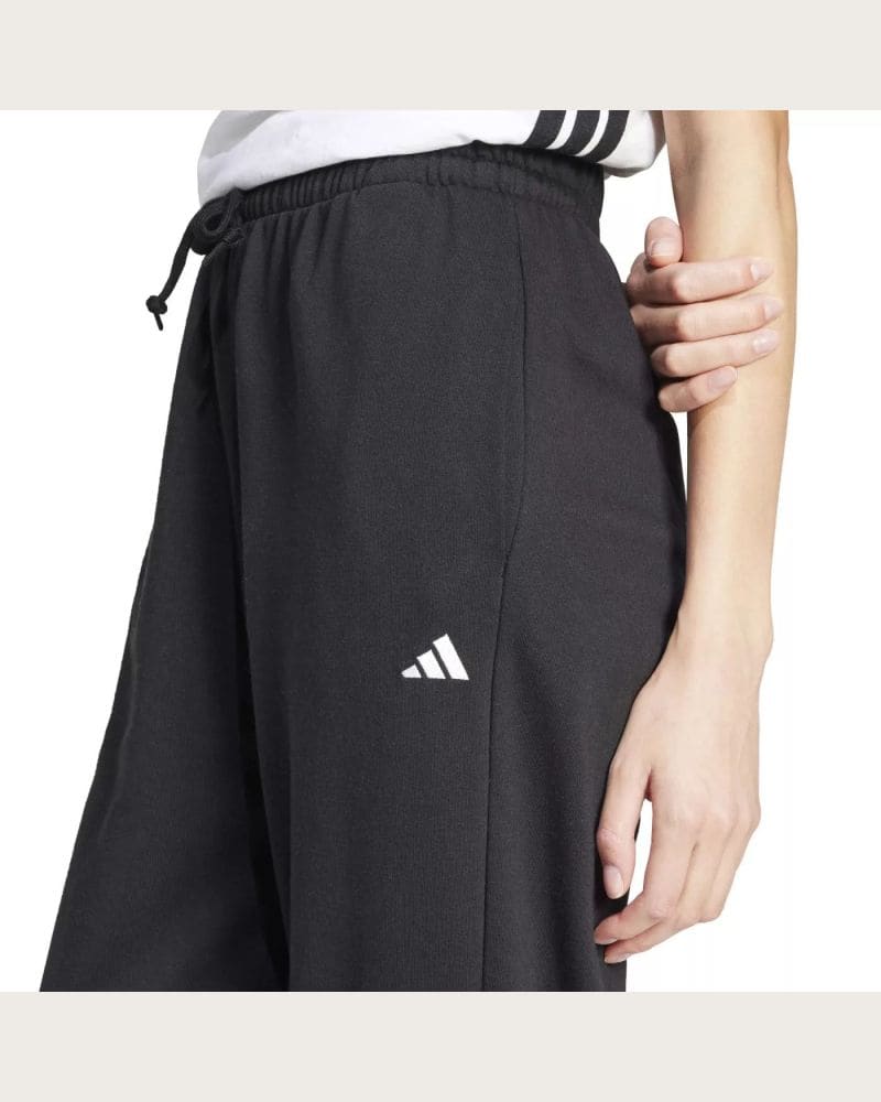 Dámske tepláky ADIDAS W SL FT CF PT BLACK WHITE – fotka 4