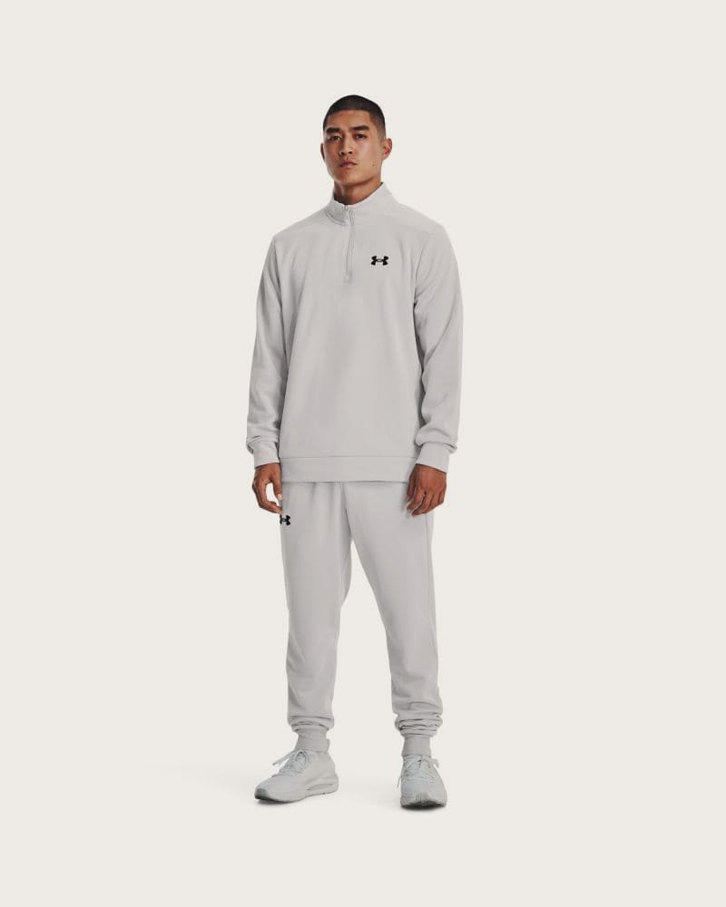 Pánska zateplená tréningová mikina s 1 2 zipsom UNDER ARMOUR UA Armour Fleece 1 4 Zip – fotka 4
