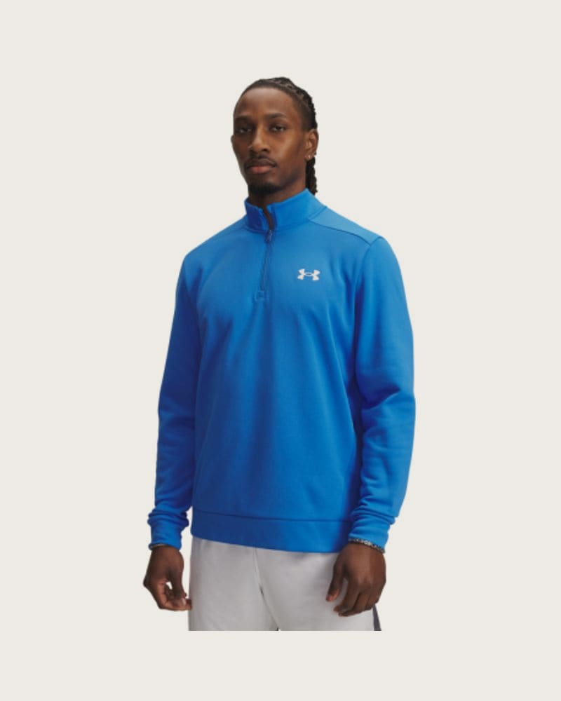 Pánska zateplená tréningová mikina s 1 2 zipsom UNDER ARMOUR UA Armour Fleece 1 4 Zip