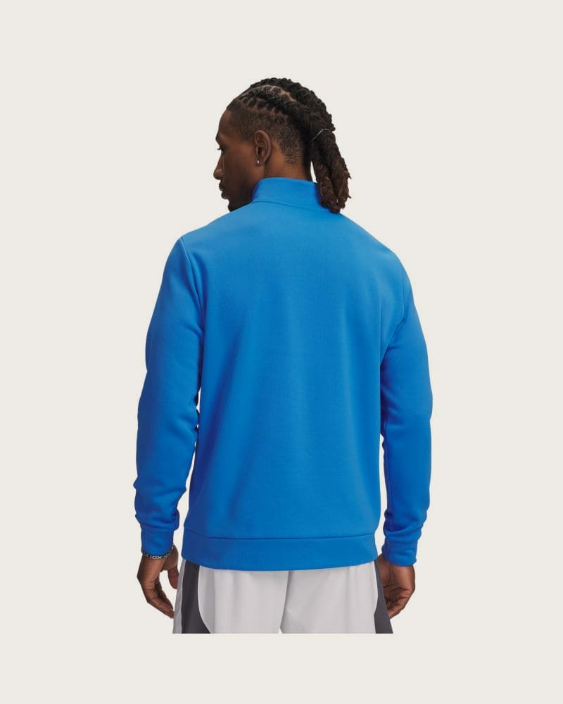 Pánska zateplená tréningová mikina s 1 2 zipsom UNDER ARMOUR UA Armour Fleece 1 4 Zip – fotka 2