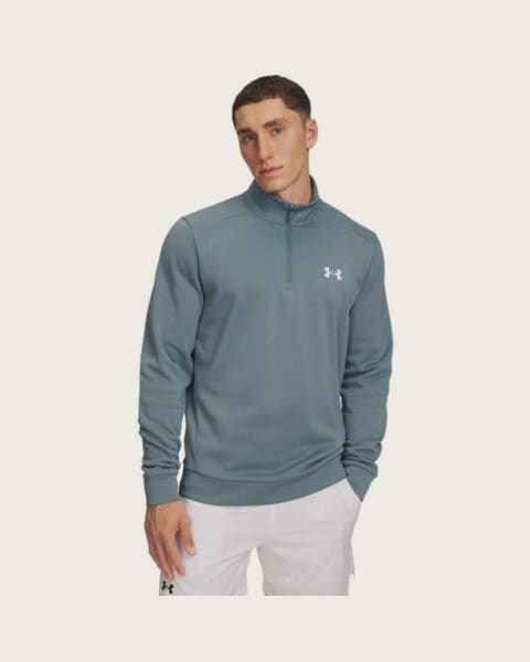 Pánska zateplená tréningová mikina s 1 2 zipsom UNDER ARMOUR UA Armour Fleece 1 4 Zip