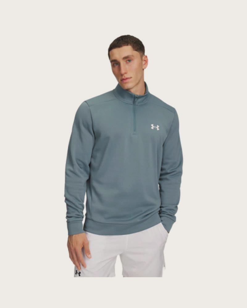 Pánska zateplená tréningová mikina s 1 2 zipsom UNDER ARMOUR UA Armour Fleece 1 4 Zip
