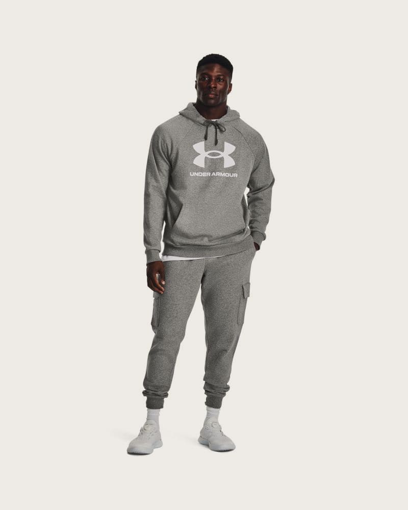 Pánska zateplená mikina s kapucňou UNDER ARMOUR UA Rival Fleece Logo HD – fotka 4