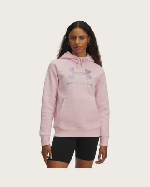 Dámska zateplená mikina s kapucňou UNDER ARMOUR UA Rival Flc Shimmer Hdy