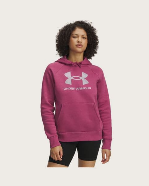 Dámska zateplená mikina s kapucňou UNDER ARMOUR UA Rival Flc Shimmer Hdy