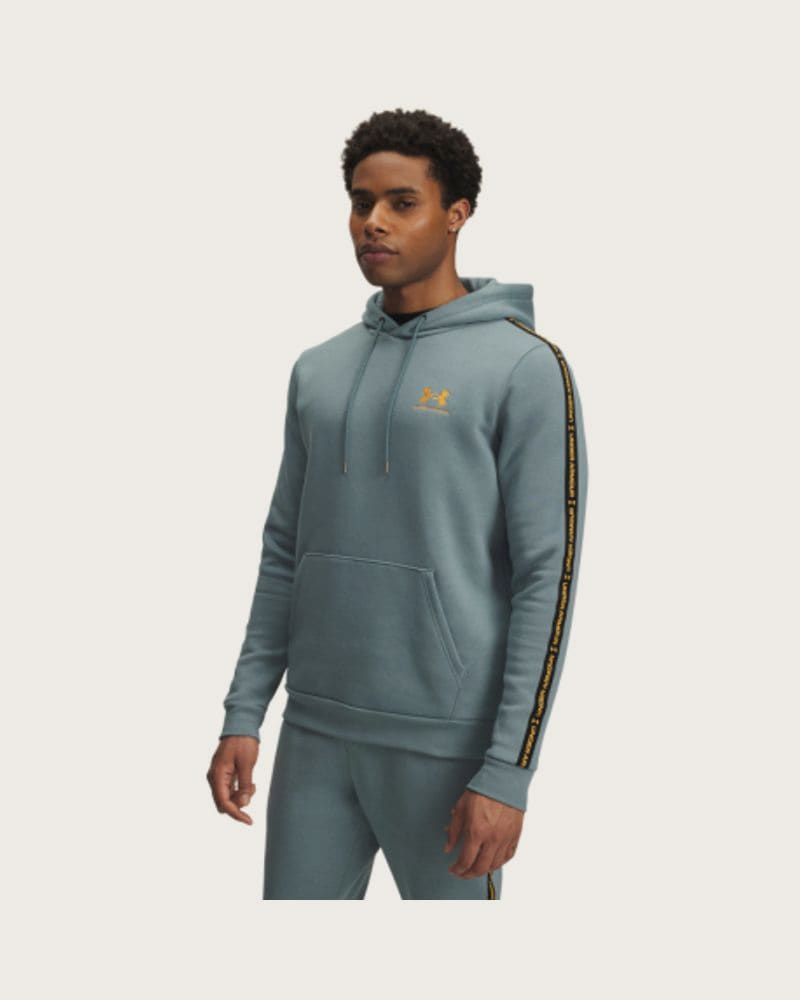 Pánska zateplená mikina s kapucňou UNDER ARMOUR UA Icon Fleece HD Taping