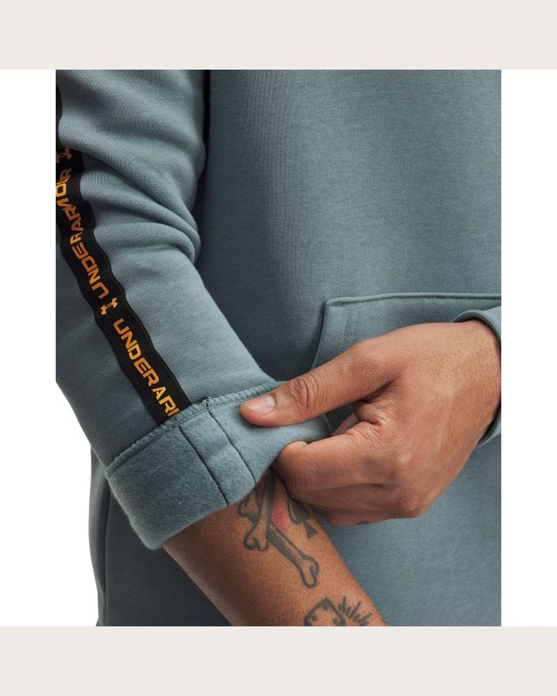 Pánska zateplená mikina s kapucňou UNDER ARMOUR UA Icon Fleece HD Taping – fotka 3