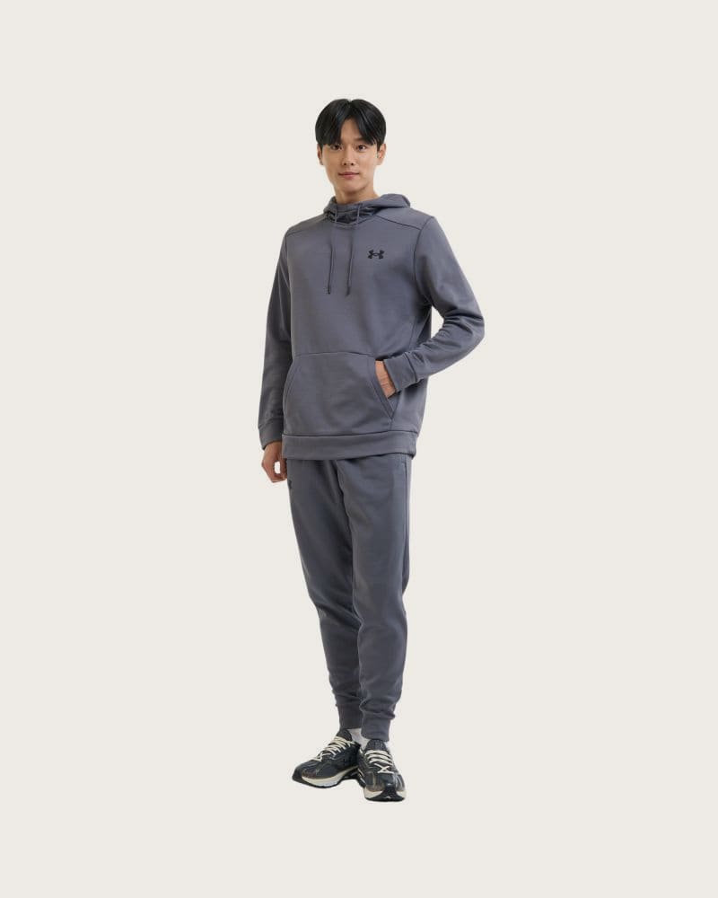 Pánska zateplená tréningová mikina s kapucňou UNDER ARMOUR UA Armour Fleece Hoodie – fotka 4