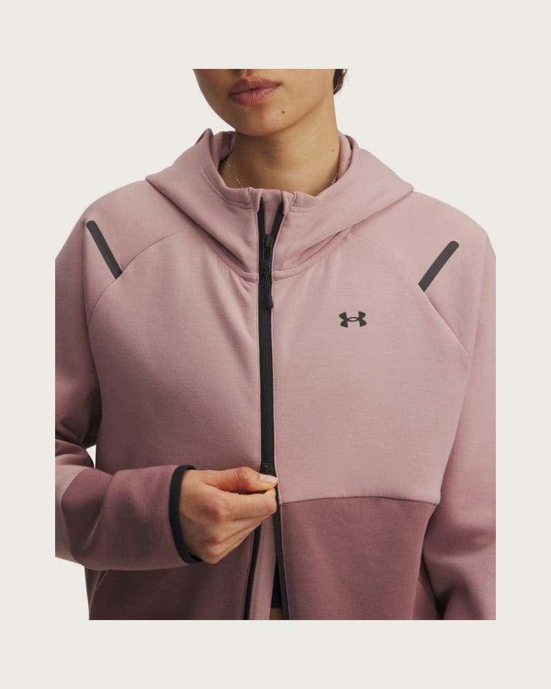 Dámska zateplená mikina so zipsom UNDER ARMOUR Unstoppable Fleece FZ – fotka 2