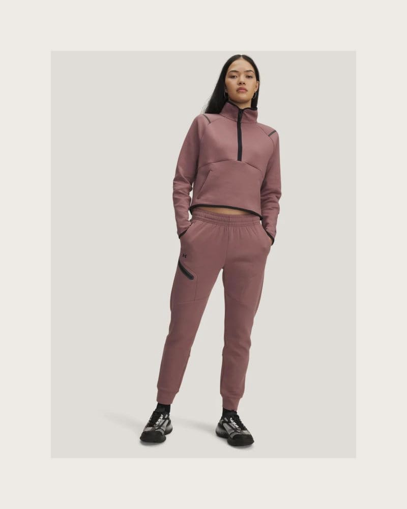 Dámske zateplené tepláky UNDER ARMOUR Unstoppable Flc Jogger – fotka 4