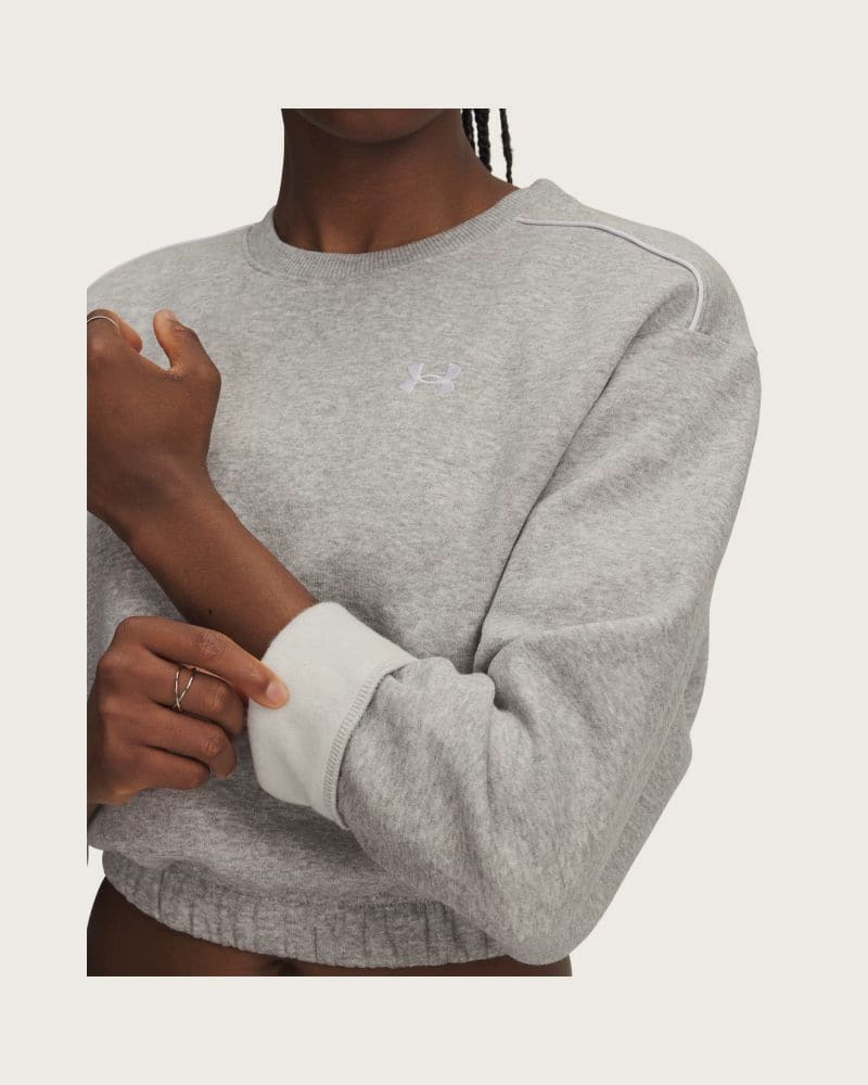 Dámska zateplená mikina UNDER ARMOUR UA Rival Fleece Piped Crew – fotka 2