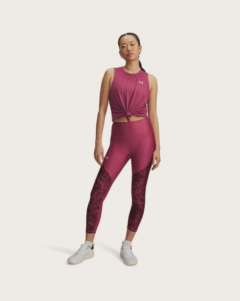 Dámske legíny UNDER ARMOUR Tech Print Panel Ankle Leg – fotka 3