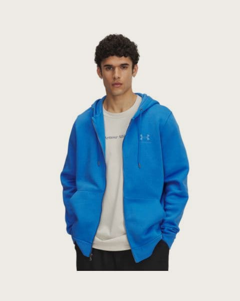Pánska zateplená mikina so zipsom UNDER ARMOUR UA Icon Fleece FZ Hood