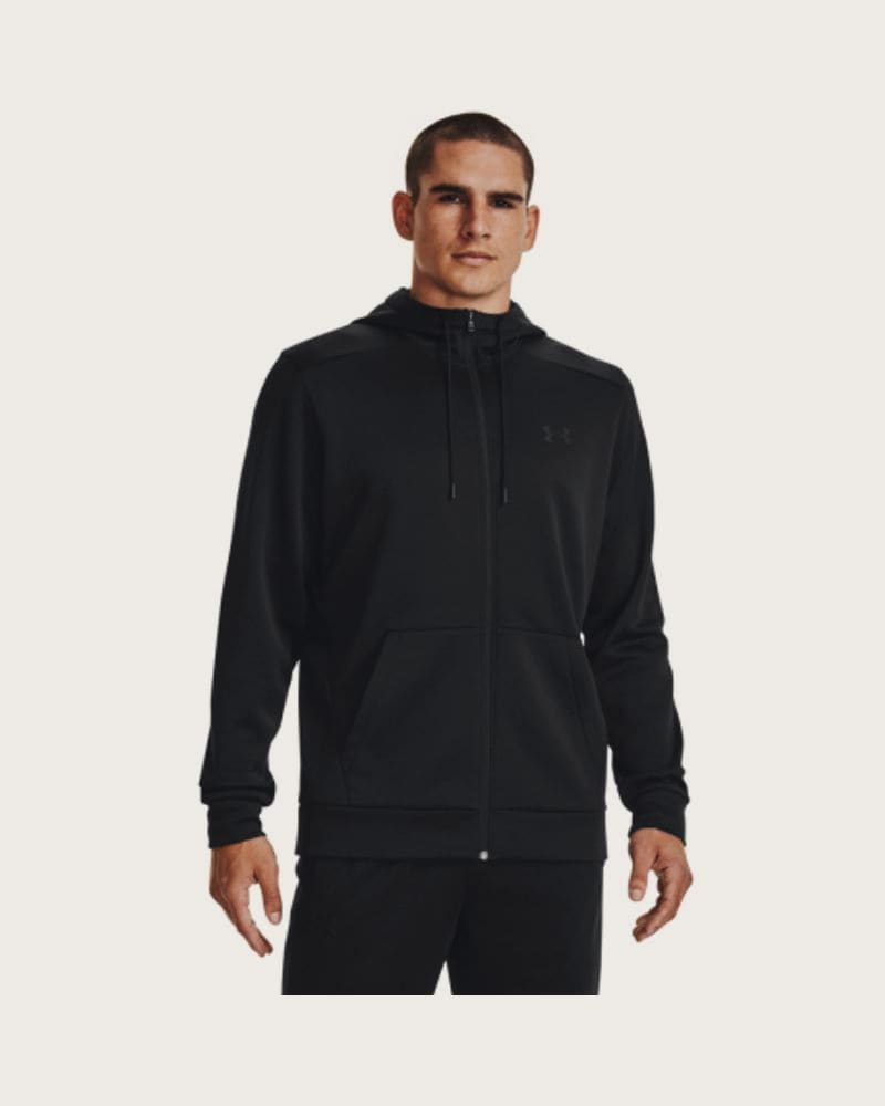 Pánska zateplená tréningová mikina s kapucňou UNDER ARMOUR UA Armour Fleece FZ Hoodie