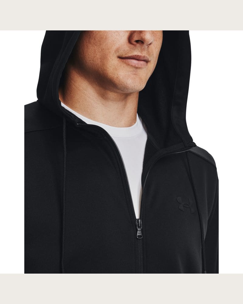 Pánska zateplená tréningová mikina s kapucňou UNDER ARMOUR UA Armour Fleece FZ Hoodie – fotka 7