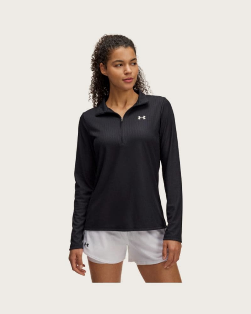 Dámska tréningová mikina s 1 2 zipsom UNDER ARMOUR Tech Rib 1 2 Zip