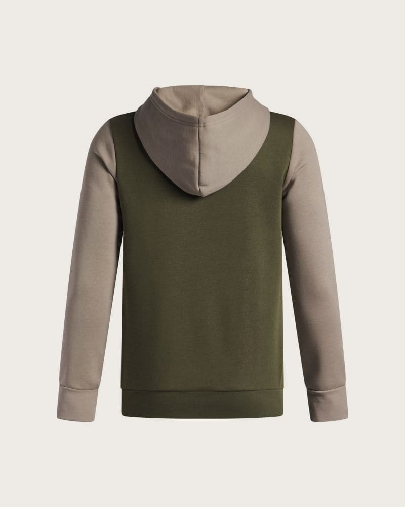 Chlapčenská zateplená mikina s kapucňou UNDER ARMOUR UA Rival Flc Cblck Grphc HD – fotka 3