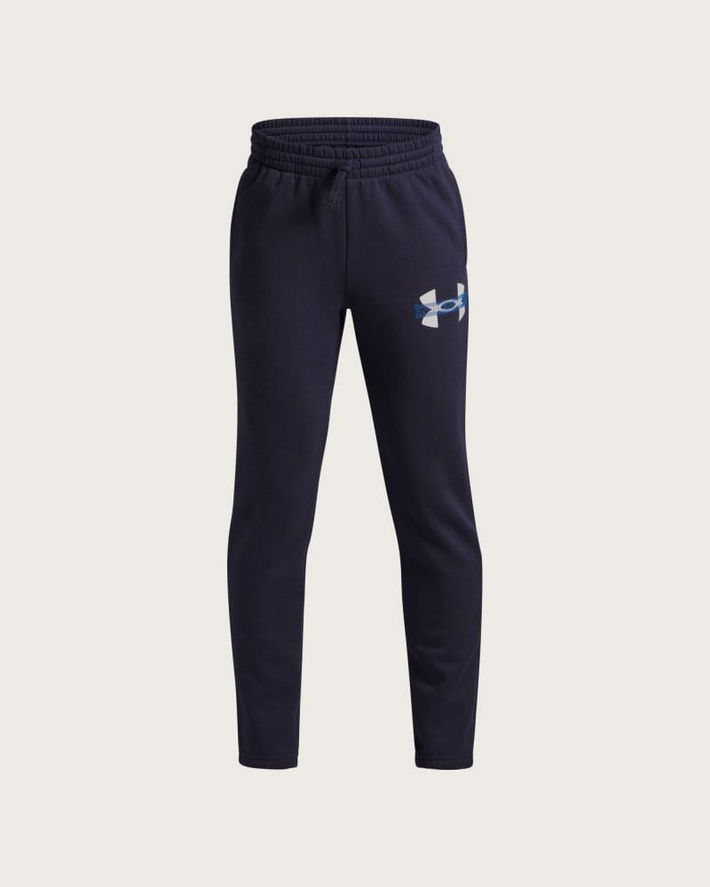 Chlapčenské zateplené tepláky UNDER ARMOUR UA Rival Flc Cblck Grphc Jgr – fotka 3