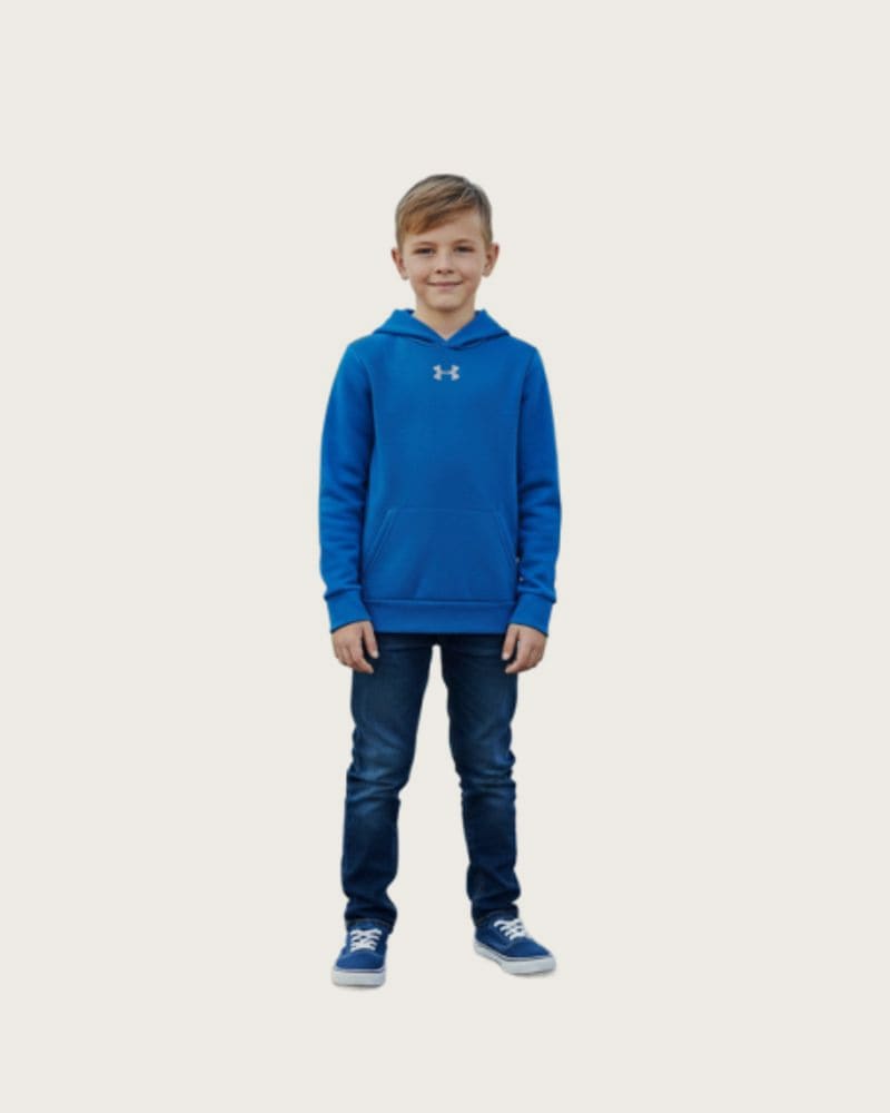 Chlapčenská zateplená mikina s kapucňou UNDER ARMOUR UA Rival Fleece Hoodie