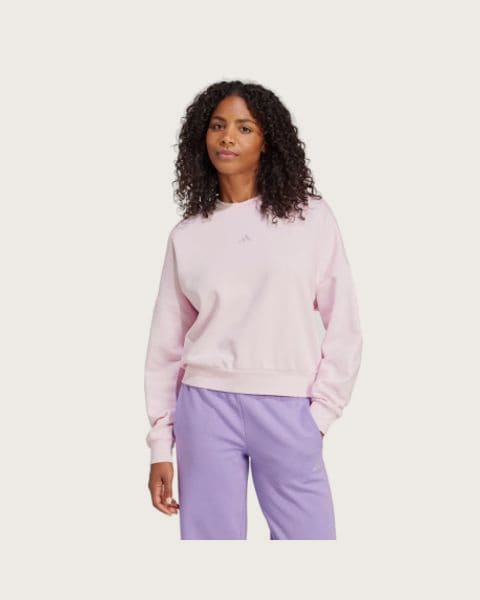 Dámska zateplená mikina ADIDAS W SL FC SWT CLPINK WHITE