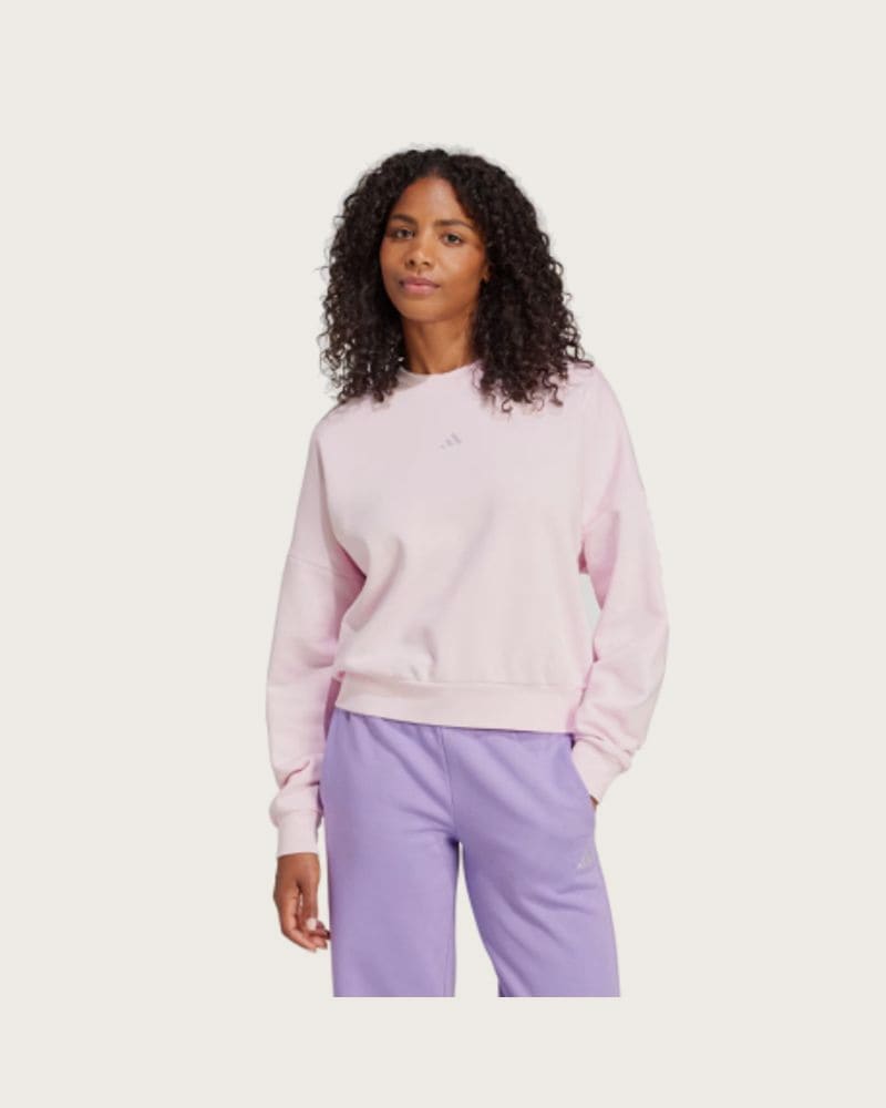 Dámska zateplená mikina ADIDAS W SL FC SWT CLPINK WHITE