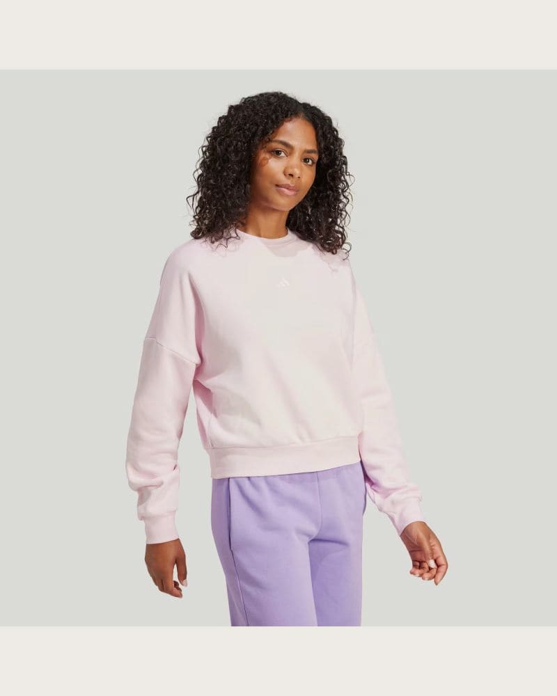 Dámska zateplená mikina ADIDAS W SL FC SWT CLPINK WHITE – fotka 3