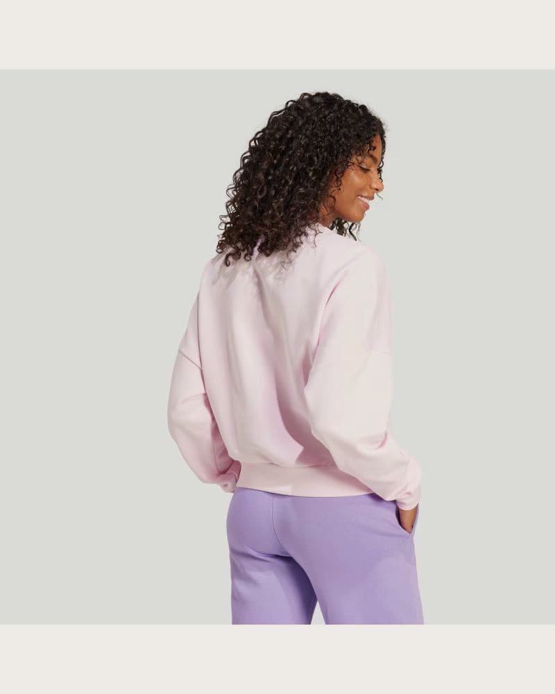 Dámska zateplená mikina ADIDAS W SL FC SWT CLPINK WHITE – fotka 4