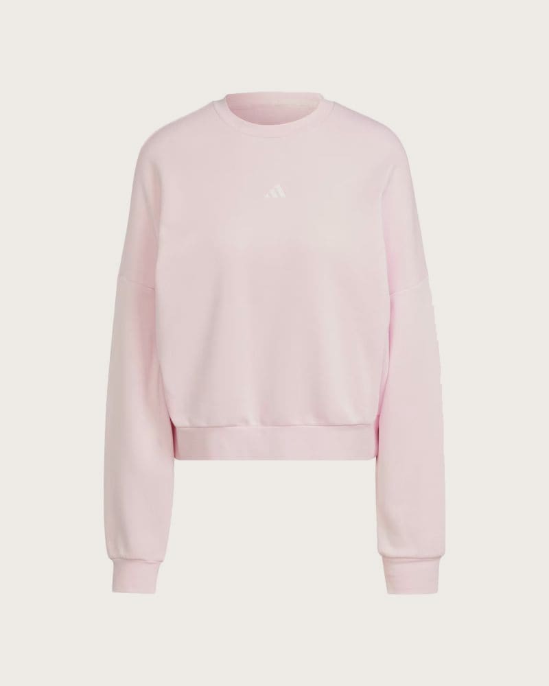 Dámska zateplená mikina ADIDAS W SL FC SWT CLPINK WHITE – fotka 8
