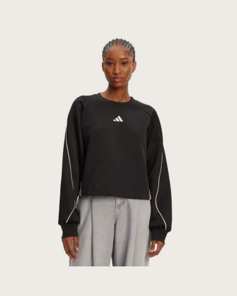 Dámska mikina ADIDAS W STADIUM SWT BLACK OWHITE