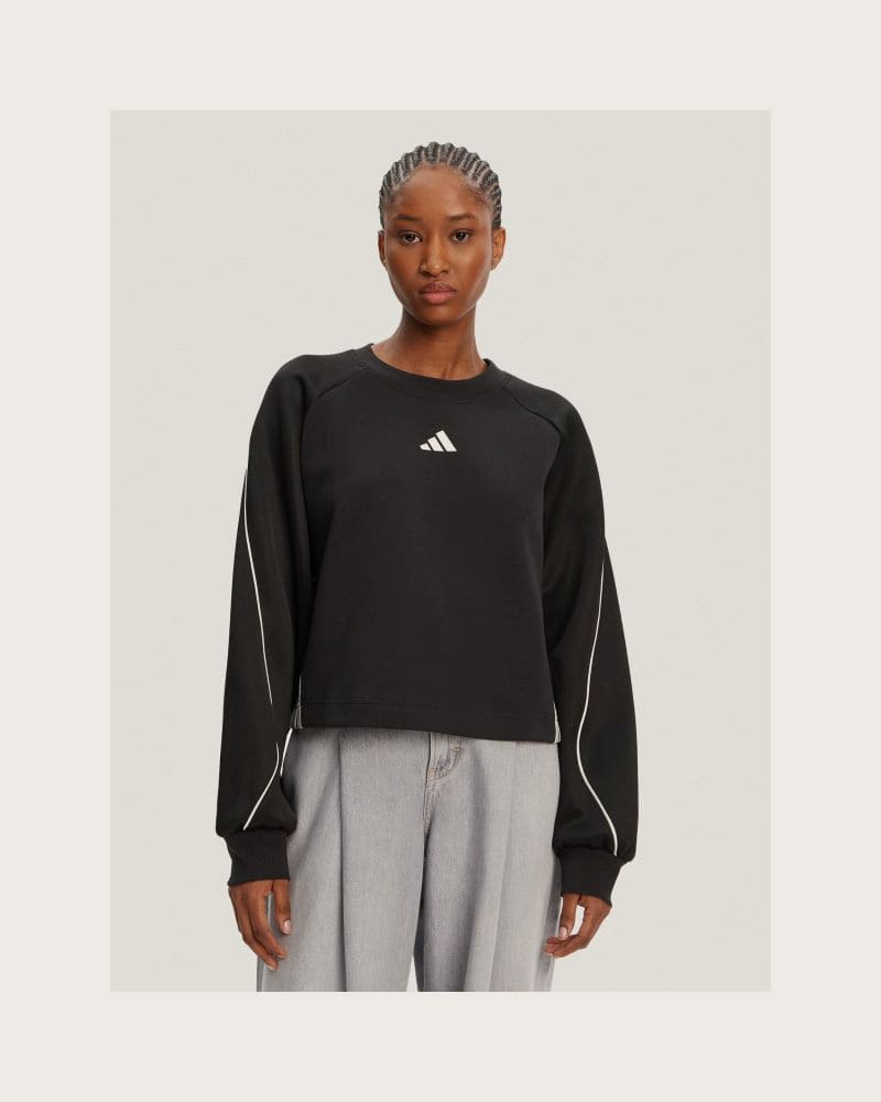 Dámska mikina ADIDAS W STADIUM SWT BLACK OWHITE – fotka 2