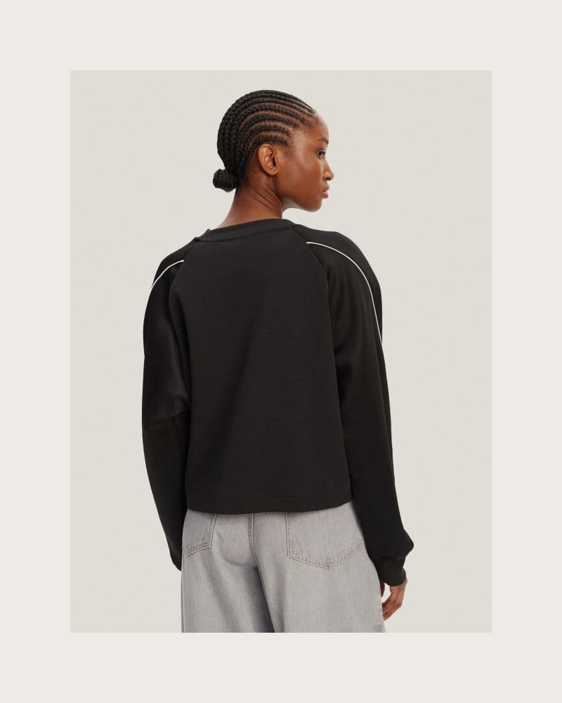 Dámska mikina ADIDAS W STADIUM SWT BLACK OWHITE – fotka 3