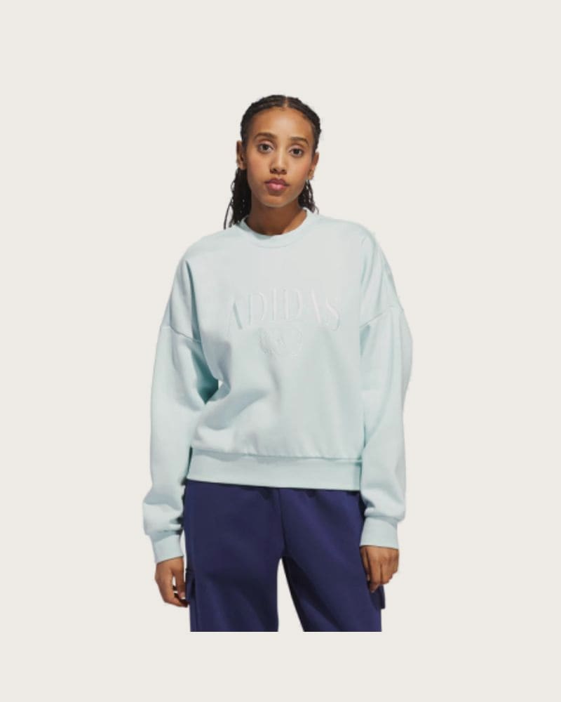 Dámska zateplená mikina ADIDAS W COZY SWT HALMIN