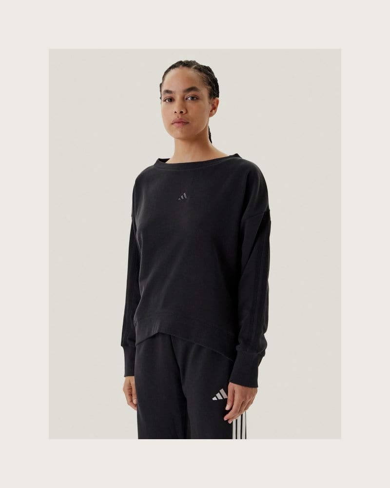 Dámska mikina ADIDAS W CO FT SWT BLACK BLACK – fotka 2