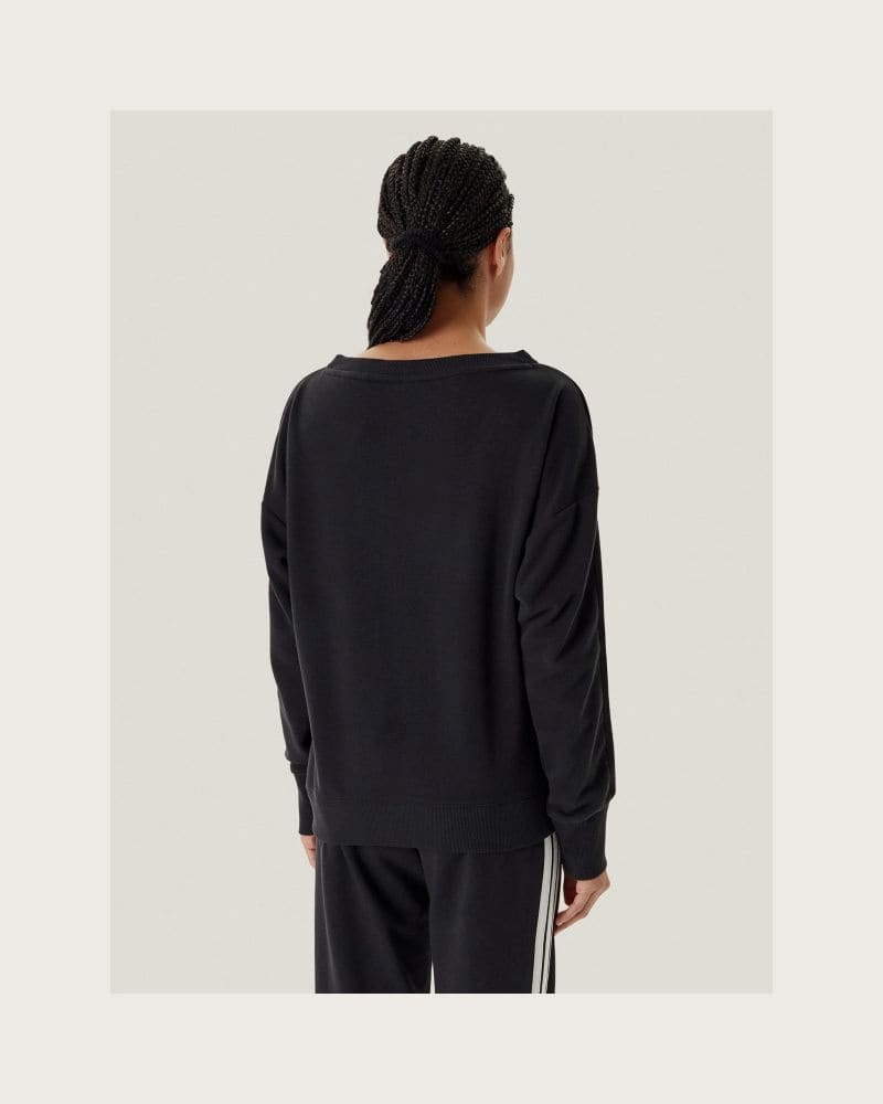 Dámska mikina ADIDAS W CO FT SWT BLACK BLACK – fotka 3