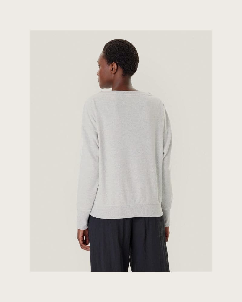 Dámska mikina ADIDAS W CO FT SWT LGREYH WHITE – fotka 3