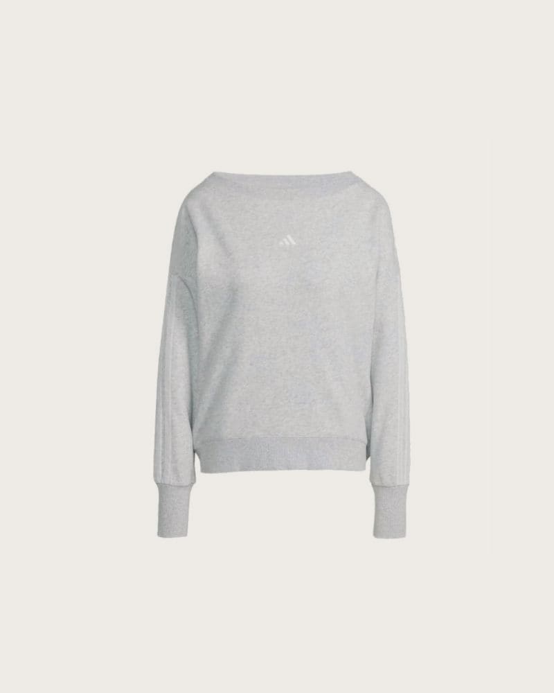 Dámska mikina ADIDAS W CO FT SWT LGREYH WHITE – fotka 7